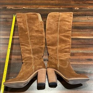 Dolce Vita Camel Suede Over The Knee Boots 6.5